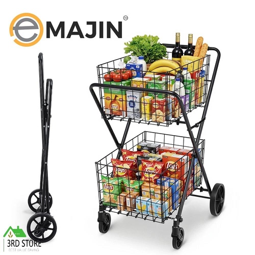 Emajin Foldable Shopping Trolley Cart