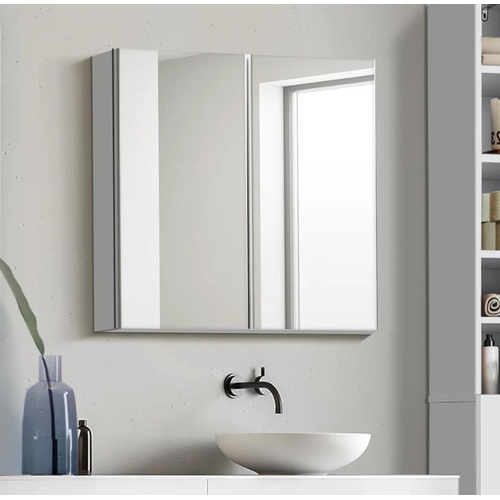 Welba Bathroom Mirror Cabinet Vanity Medicine Shaving Wall Storage 750mmx720mm