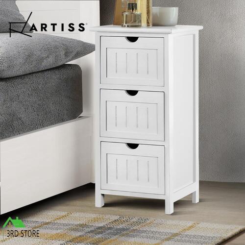 Artiss Bedside Tables Chest of Drawers Storage Cabinet Dresser Table Bathroom