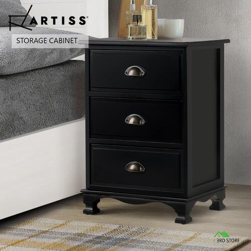 Artiss Bedside Tables Drawers Dresser Table Storage Cabinet Nightstand Vintage