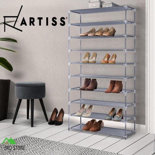 Stackable Shoe Rack Racks Cabinet Storage Shelves 10 Tiers Shoes Stand Organiser