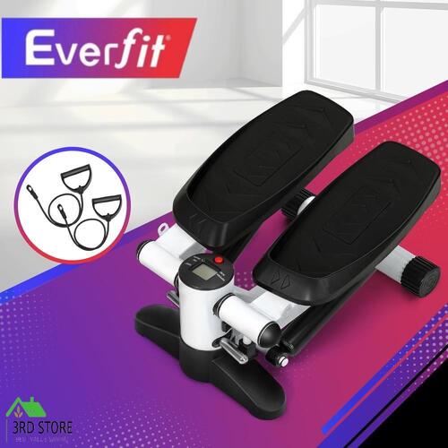 Everfit Mini Stepper with Resistance Rope Pedal Exercise Aerobic Trainer 150KG