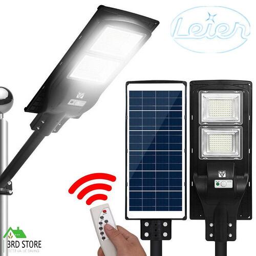 LED Solar Street Flood Light Motion Sensor Remote Outdoor Garden Lamp Lights 120W