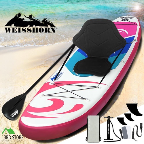 Weisshorn Stand Up Paddle Board 11ft Inflatable SUP Surfboard Paddleboard Kayak
