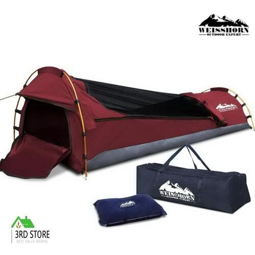 RETURNs Weisshorn Biker Swag Camping Single Swags Tent Biking Deluxe Rip Stop Canvas Bag