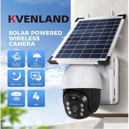 1440P Solar Security Camera Wireless Battery Powered Outdoor Waterproof Night