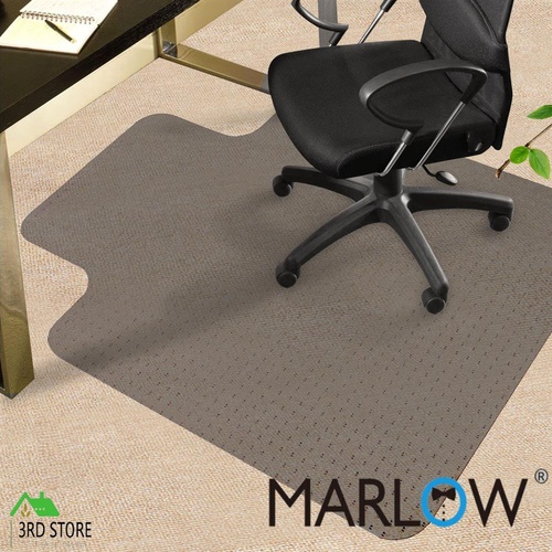 Chair Mat Carpet Hard Floor Protectors Home Office Room Computer Work PVC Mats Black