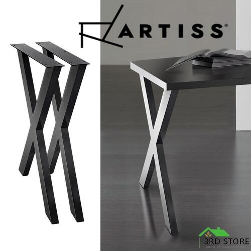 Artiss 2x Coffee Dining Table Legs Steel Metal Industrial Vintage Bench X 710MM