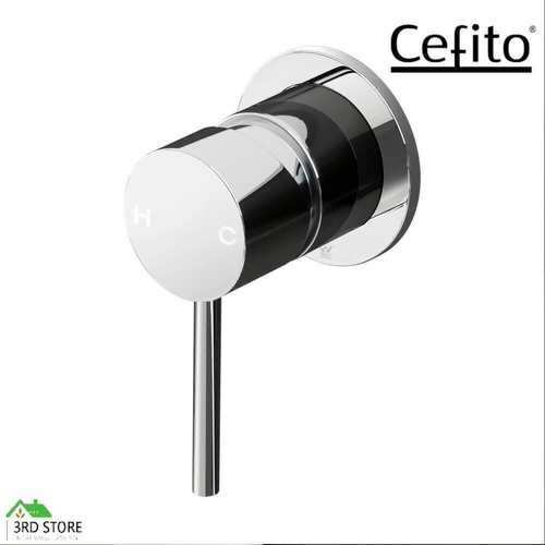 Cefito Bathroom Mixer Shower Wall Tap Faucet Basin Sink Bathtub Brass Chrome