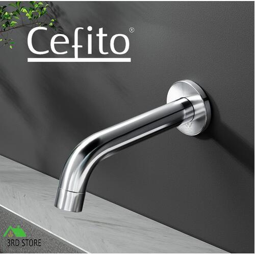 Cefito Bathroom Spout Wall Mounted Faucet Basin Sink Laundry Bathtub Chrome