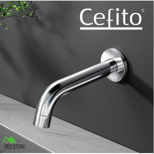 Cefito Bathroom Spout Wall Mounted Faucet Basin Sink Laundry Bathtub Chrome