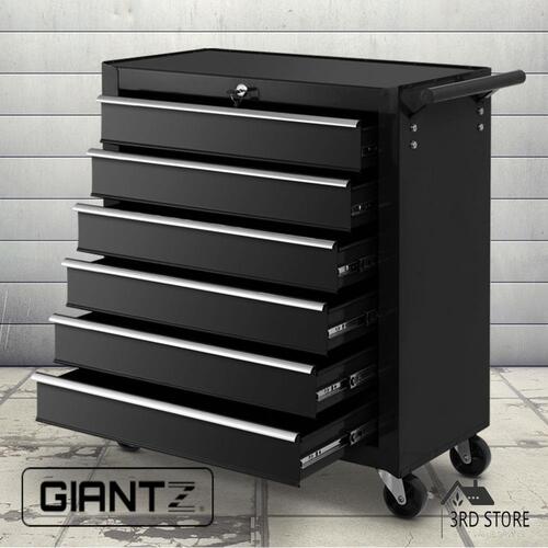 Giantz Tool Box Trolley Chest Cabinet 6 Drawers Cart Garage Toolbox Set Storage