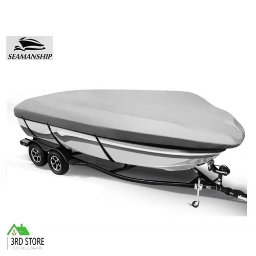 Seamanship 16-18.5ft Boat Cover Trailerable Marine Waterproof 600D Heavy Duty