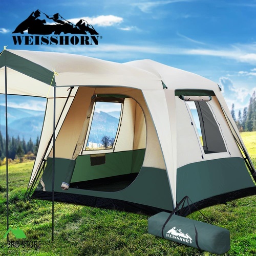 Weisshorn Camping Tent Instant Set up 4 Person Pop up Tents Hiking Dome Outdoor