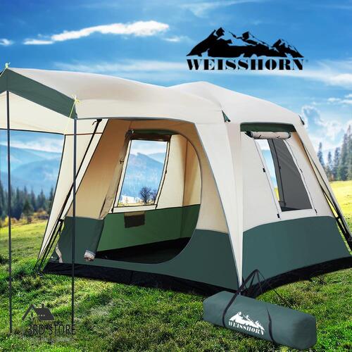 Weisshorn Camping Tent Instant Set up 4 Person Pop up Tents Hiking Dome Outdoor