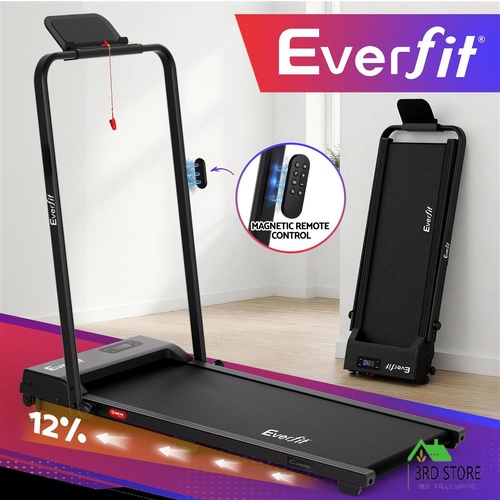 Everfit 3 in 1 Walking Pad Treadmill 12% Incline Under Desk Treadmills for Home