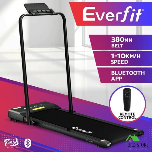 Everfit Treadmill Electric Walking Pad Home Gym Fitness Remote Foldable
