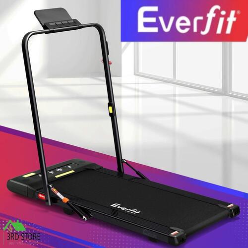 Everfit Treadmill Electric Walking Pad Under Desk Home Gym Fitness 400mm Black