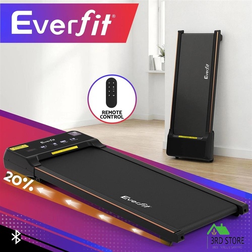 Everfit 3 in 1 Walking Pad Treadmill 20% Auto Incline Under Desk Treadmills for Home Gym With 40cm Wide Belt