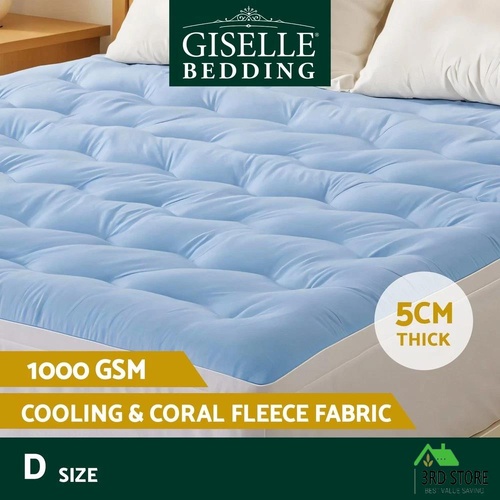 Giselle 5cm Mattress Topper Pillowtop toppers Double-Sided Double