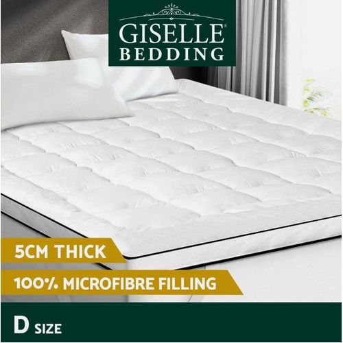 Giselle Bedding Mattress Topper Pillowtop Toppers Mattress Protector Double