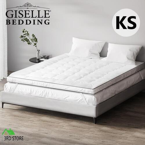 Giselle Bedding Mattress Topper Pillowtop - King Single
