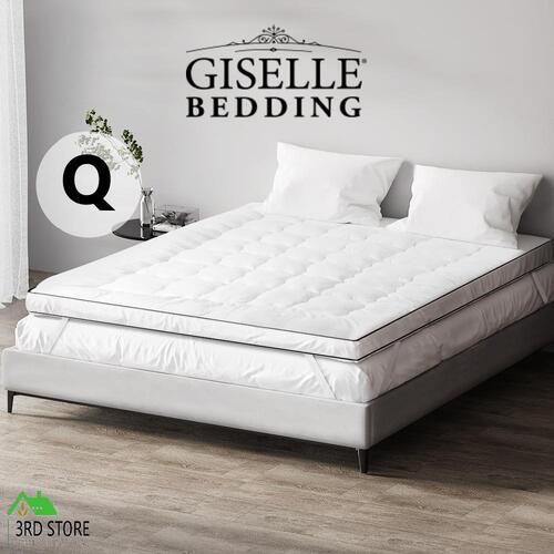Giselle Bedding Mattress Topper Pillowtop Toppers Mattress Protector Queen