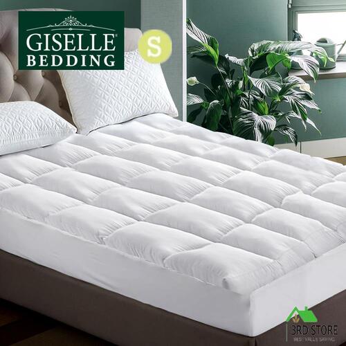 Giselle Bedding Luxury Pillowtop Mattress Topper Mat Pad Protector Single