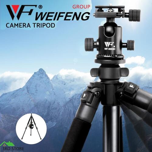 Weifeng Professional Camera Tripod Stand DSLR Ball Head Mount Flexible