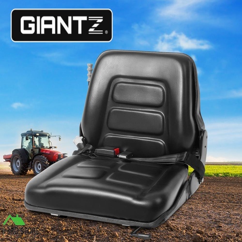 Giantz Tractor Seat Forklift Excavator Universal Backrest Truck Chair