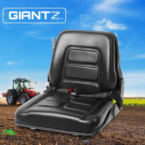 Giantz Tractor Seat Forklift Excavator Universal Backrest Truck Chair