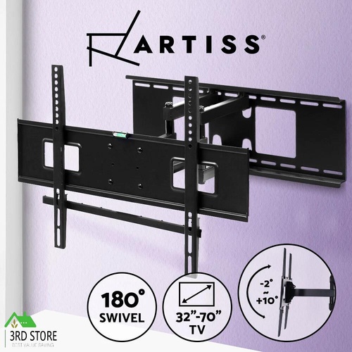 RETURNs Artiss TV Wall Mount Bracket Tilt Swivel Full Motion Flat LED LCD 32 42 50 55 60 65 70 inch