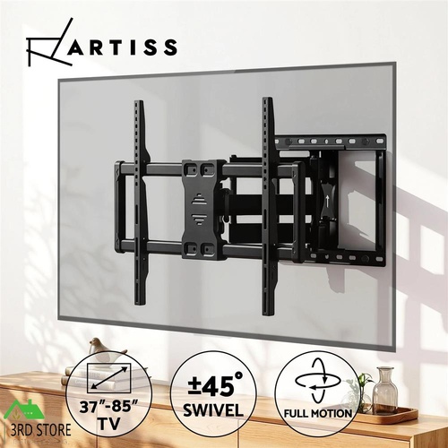 Artiss TV Wall Mount Bracket for 37" - 85" TVs Swivel Tilt Extendable Full Motion