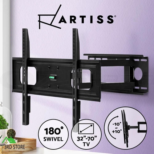 Artiss Full Motion TV Wall Mount Bracket Swivel LED LCD Plasma VESA 32-70 Inch