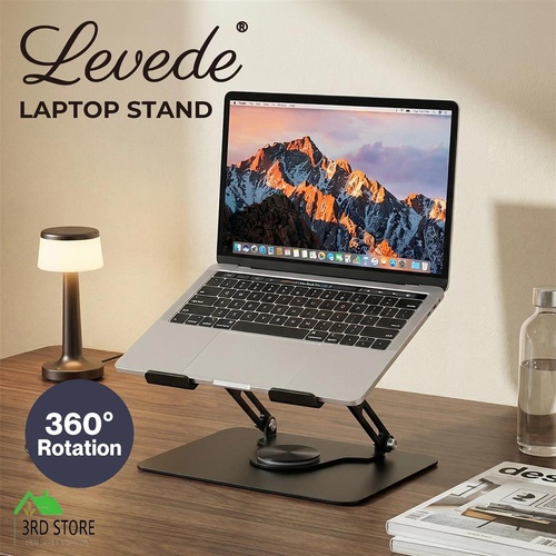Levede Portable Laptop Stand 360 Rotating Bracket Foldable Laptop Desk Holder
