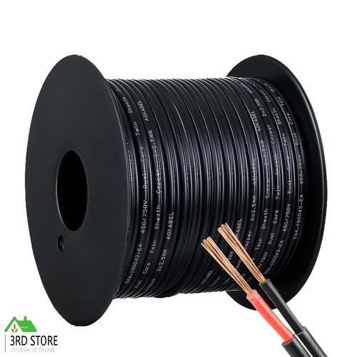 2.5MM Electrical Cable Electric Twin Core Extension Wire 30M Car 450V 2 Sheath