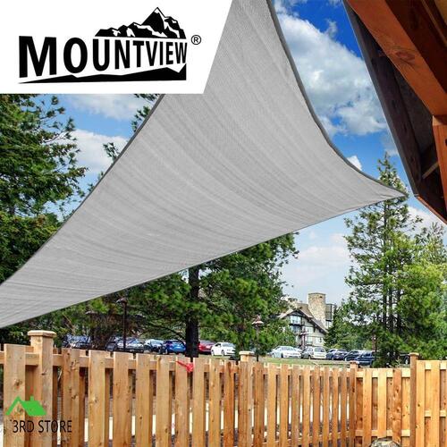 Mountview Sun Shade Sail Cloth Canopy Triangle Garden Awning 180GSM 5x5x5M