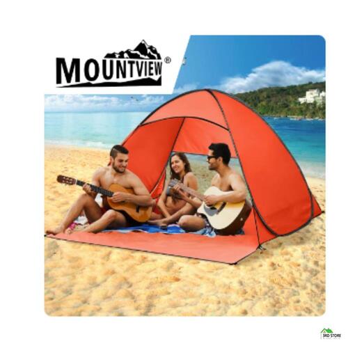 Mountview Pop Up Tent Camping Beach Tents 4 Person Portable Hiking Shelter