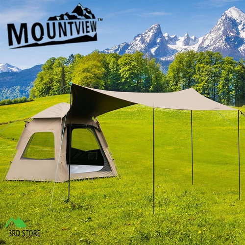 Mountview Instant Tent Pop up Camping Tarp Canopy Family 5-8 Person Ground Mat