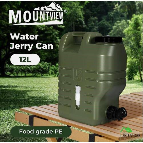 RETURNs Mountview Water Container Jerry Can Bucket Camping Outdoor Storage Barrel 12L