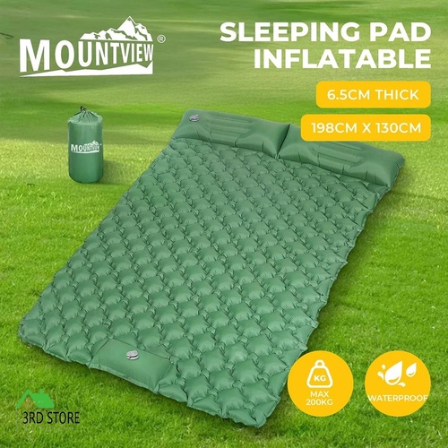 Mountview Self Inflating Mattress Camping Sleeping Mat Air Bed Pad Double 6.5cm