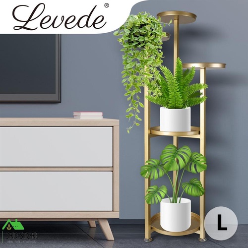 Levede 5 Tier Plant Stand Outdoor Indoor Flower Pots Rack Garden Shelf 120CM