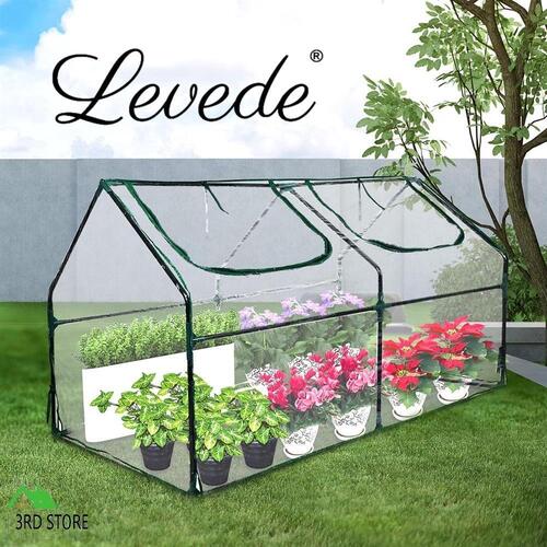 Levede Greenhouse Flower Garden Shed PVC Cover Frame Film Tunnel Green House