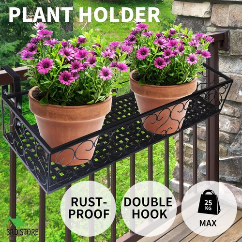 Levede Plant Holder Plant Stand Hanging Flower Pot Basket Garden Wall Rack Shelf