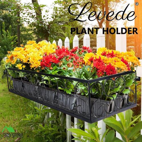Levede Plant Holder Plant Stand Hanging Flower Pot Basket Garden Wall Rack Shelf