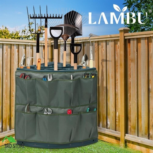 Garden Tools Rack Farm Shed Garage Storage Long Short Handles Organizer Holder