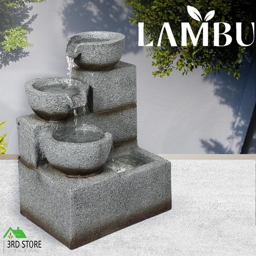 Lambu Electric Fountain Water Bird Bath Power Pump Kit Indoor Garden Outdoor