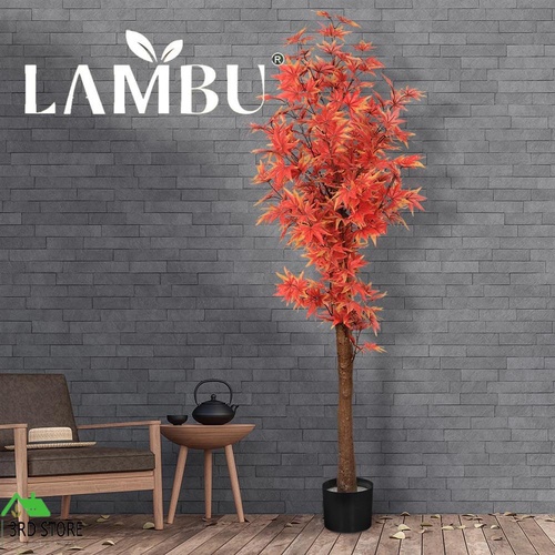 Lambu Artificial Plants Tree Garden Indoor Outdoor Fake Home Decor Maple 180cm
