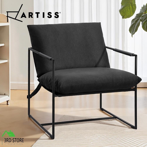 Artiss Armchair Lounge Chair Sling Black