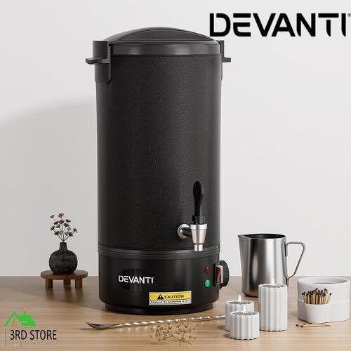 Devanti 5L Wax Melter Candle Making 1520W Melting Pot Furnace Pour Spout Soap